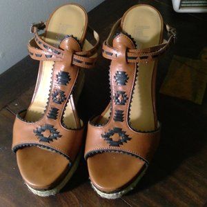 Sigerson Morrison Leather Sandals in size 8.5